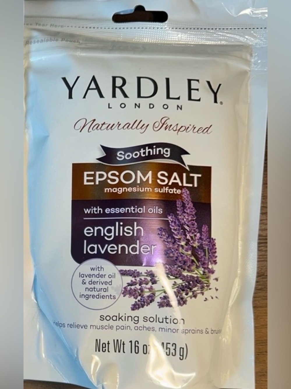 💜 Yardley London Soothing Epsom Salt in English Lavender Scent